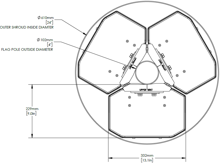 PI 16C65RBUH5A Connector Spacing