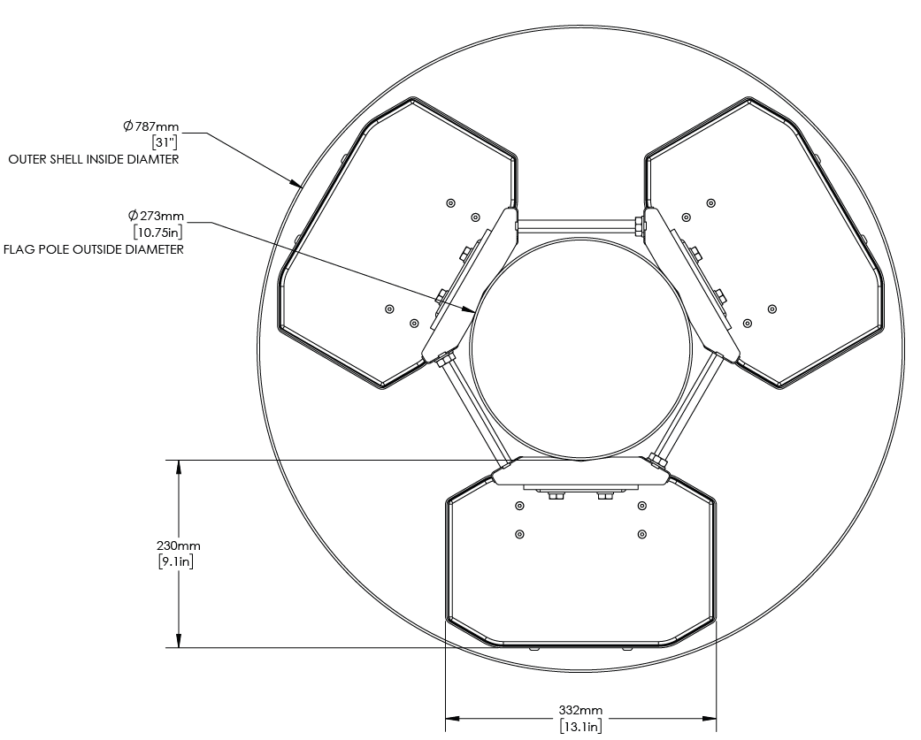 PI 16C65RBUH5A Connector Spacing