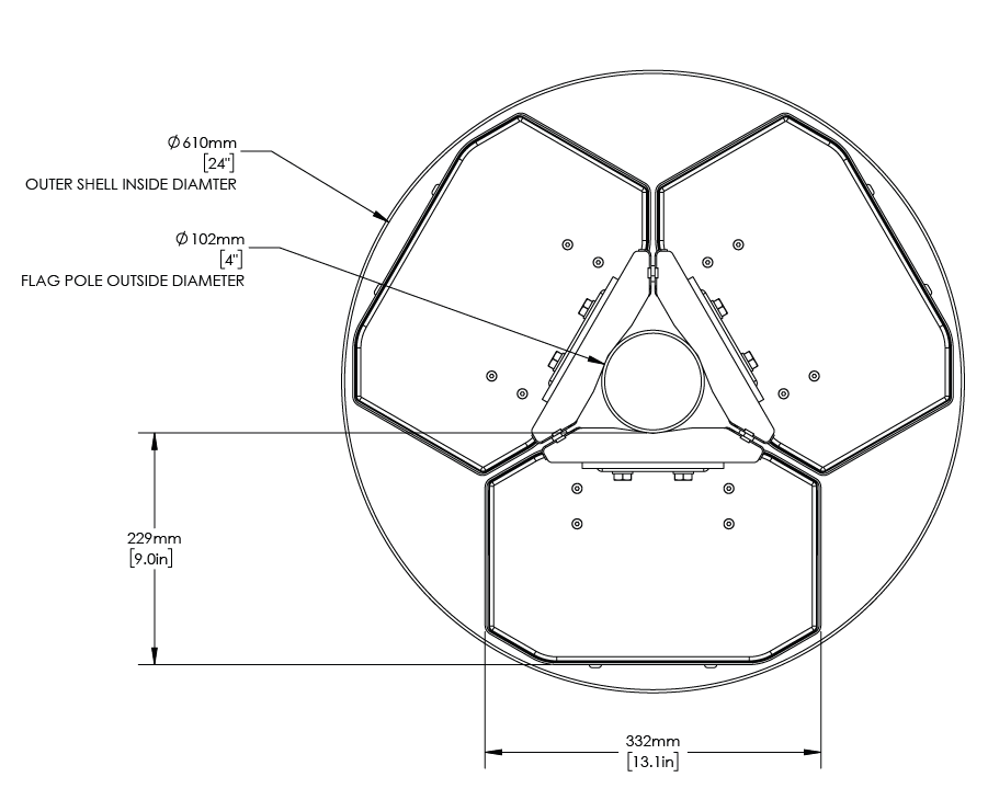 PI 16C65RBUH5A Connector Spacing